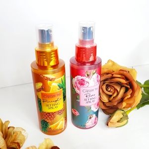 2 beauty creations setting spray pineaple and rose
